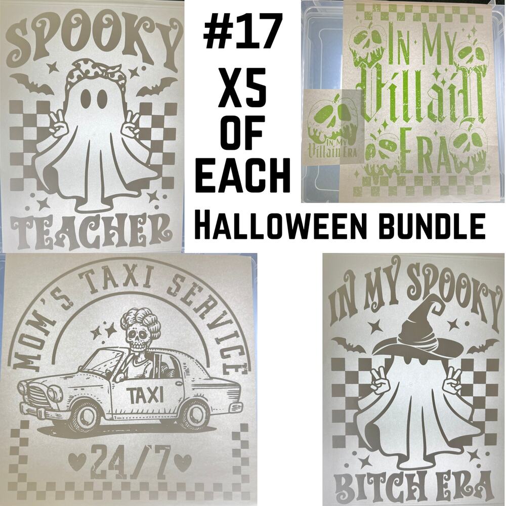 Spooky Halloween #3 Themed Screen Prints - 20 Prints total